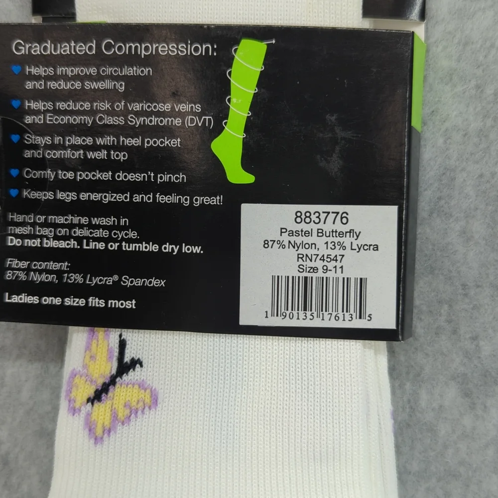Nurse Mates compression socks 12-14mmHg size 9-11